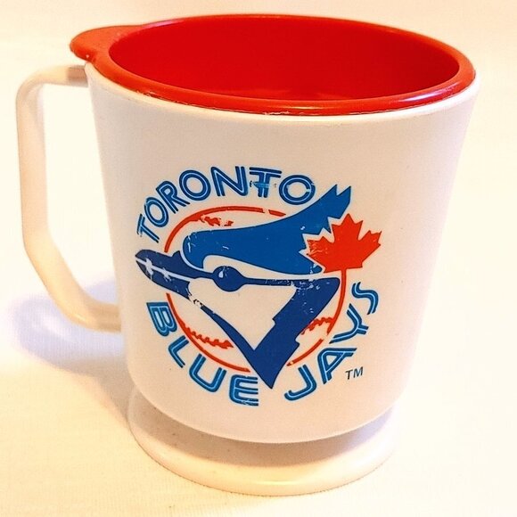 Vintage Toronto Blue Jays On The Go Travel Mug ESSO Imperial Oil - Picture 1 of 5